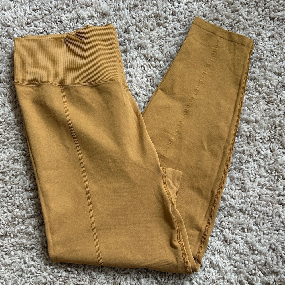PINK by Victoria’s Secret leggings size XXL Mustard EUC